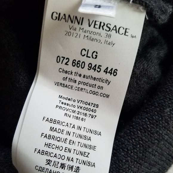 Versace Collection Wool Sweater - Picture 7 of 8